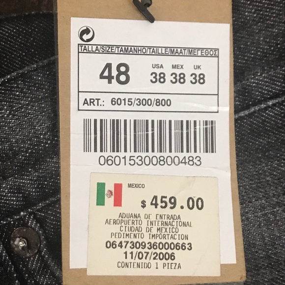 NWT Zara Man grey Jeans  Regular Fit 38 - Picture 7 of 8